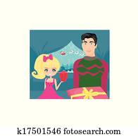 家庭聖誕節, 在家