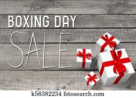Boxing Day sale illustration Boxing Day sale illustration