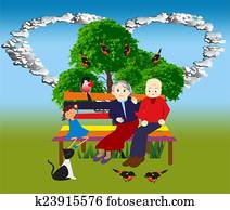 Day grandmother and grandfather, Day grandmother and grandfather,