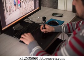 graphic designer at work graphic designer at work