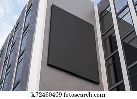 Licht, beton, außen, mit, spruchbaender Zeichnung | k72201103 | Fotosearch