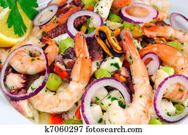 Seafood salad Seafood salad