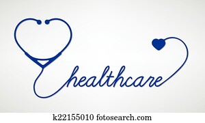 stethoscope with heart