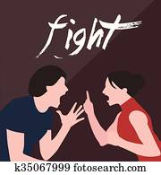 couple fight man woman screaming argue shouting to each other conflict in marriage relationship divorce couple fight man woman screaming argue shouting to each other conflict in marriage relationship divorce