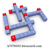Crossword of accounts