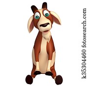 fun Goat funny cartoon character fun Goat funny cartoon character