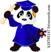 panda, diplomados