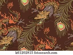 pattern of asian dragon pattern of asian dragon