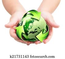 recycling - future to the hands recycling - future to the hands