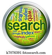 Search engine wordcloud Search engine wordcloud