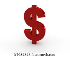 3d dollar red 3d dollar red