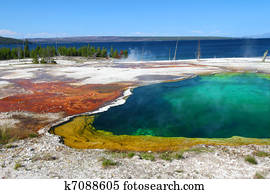 Abyss Pool of Yellowstone