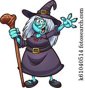 Cartoon witch Cartoon witch