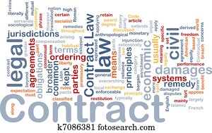 contrato, plano de fondo, concepto