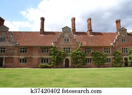 Exterior With Arched Dormer Windows Stock Image K37420402