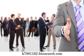 handshake and team handshake and team