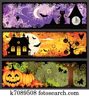 הלוווין, דגלים