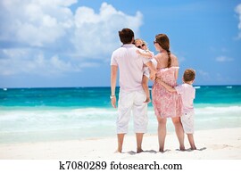 家庭, 在上, caribbean假期