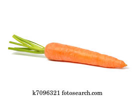 Carrot on White Carrot on White