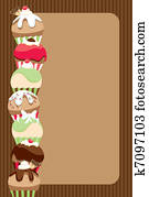 Cupcake Invite/Menu Cupcake Invite/Menu