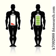 human body high low battery human body high low battery