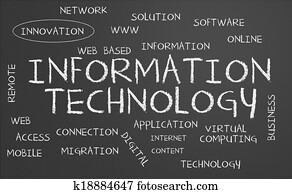 Information technology word cloud Information technology word cloud