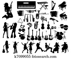 música, vetorial
