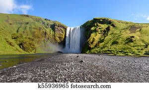 Skogafoss waterfall, Iceland
