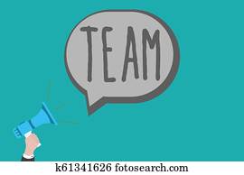 tekst, meldingsbord, weergeven, team., conceptueel, foto, groep mensen, aan het werk aaneen, classed, en, aandeel, zeker, geloven