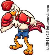 boxer, huhn boxer, huhn
