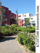 Condominiums urban areas, Portland.