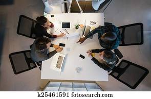 verschieden, team, analysieren, daten