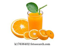 Orange juice. Vector illustration. Stock Illustration | k6036434
