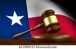 Texas Law Legal System Concept Texas Law Legal System Concept