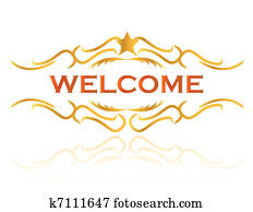 welcome sign design illustration welcome sign design illustration