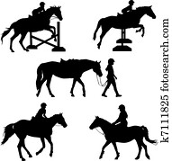 סוס, צלליות