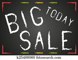 Blackboard with white chalk text Bi