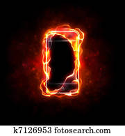 burning cellphone burning cellphone