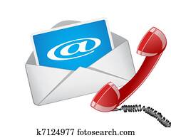 email and phone ,vector email and phone ,vector