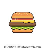 hamburger icon sign hamburger icon sign