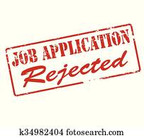 Job application rejected