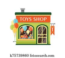 cartoon toy shop