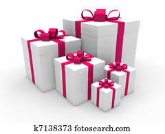3d pink gift box christmas 3d pink gift box christmas
