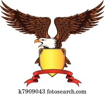 Eagle with shield Eagle with shield