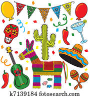 Mexican Party Fiesta Clip art Mexican Party Fiesta Clip art