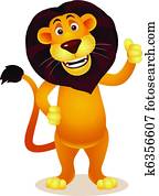 אריה, ציור היתולי