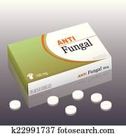 antifungal, ארוז, גלולות