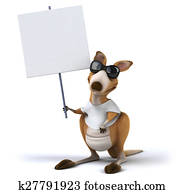 divertimento, canguru