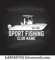 Fishing sport club. Vector illustration. Fishing sport club. Vector illustration.