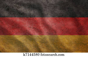Grunge rugged Germany flag